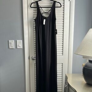 Express Black maxi dress Large NWT!
